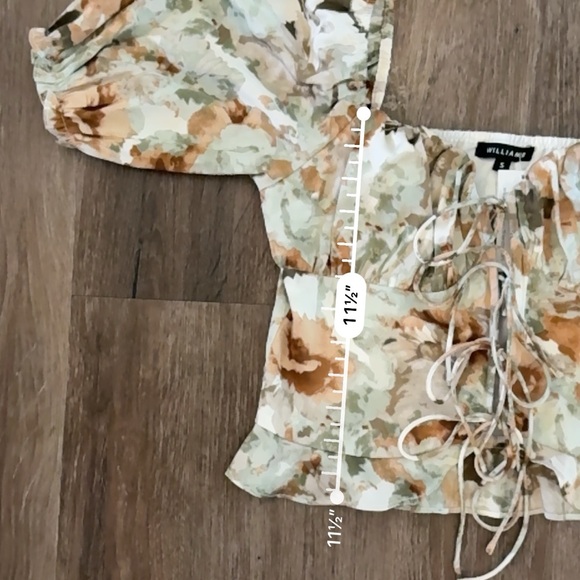 William B Silky CottageCore Corset Top - Picture 7 of 8